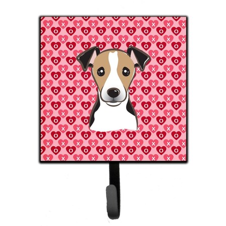 Jensendistributionservices Jack Russell Terrier Hearts Leash or Key Holder MI2102440
